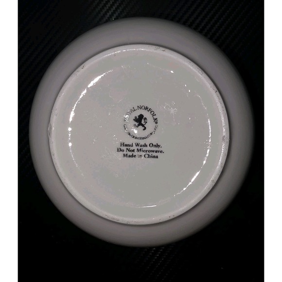 Royal Norfolk Christmas Silver Snowflakes Bowl Christmas Winter 6" NEW Lot Of 5 - Picture 5 of 6